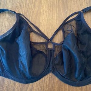 Full Figure Sachi Underwire Strappy Caged Bra